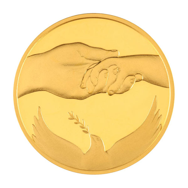 Zlatna medalja "Dar života" 1/8 unce