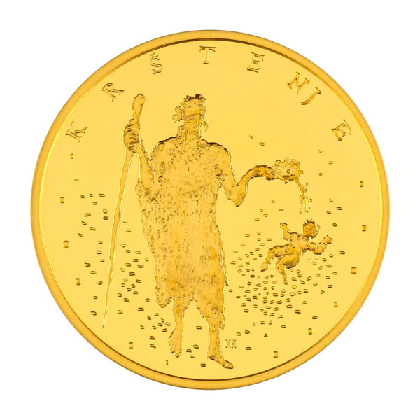 Zlatna medalja "Krštenje" 1/8 unce